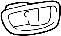 View 69277AC010B0 Interior Door Handle Trim Full-Sized Product Image