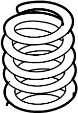 View 48231AC041 Coil Spring (Rear) Full-Sized Product Image