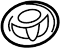 View 75471AC010 Deck Lid Emblem (Rear) Full-Sized Product Image