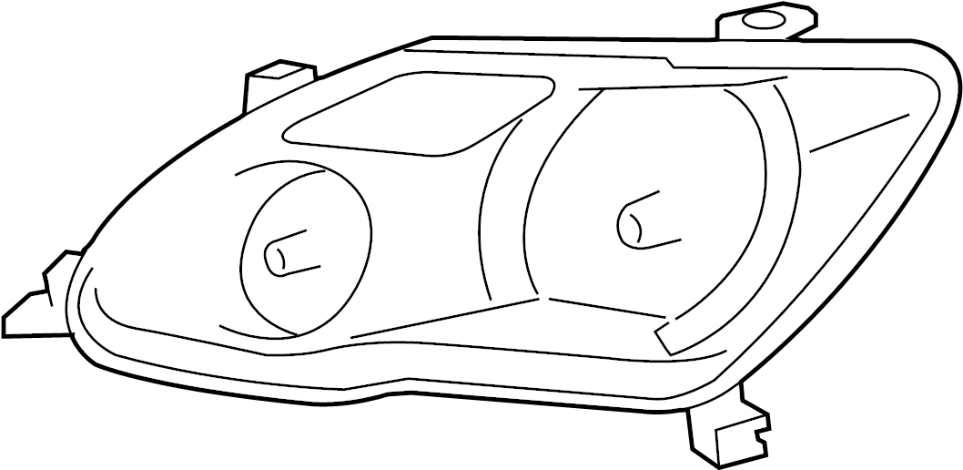 View 81150AC050 Headlight Assembly (Left) Full-Sized Product Image