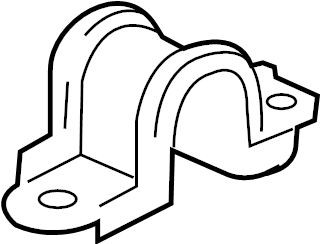 View 4882406020 Suspension Stabilizer Bar Bracket (Lower) Full-Sized Product Image