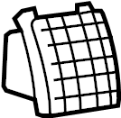 View 5565007021A0 Dashboard Air Vent Full-Sized Product Image
