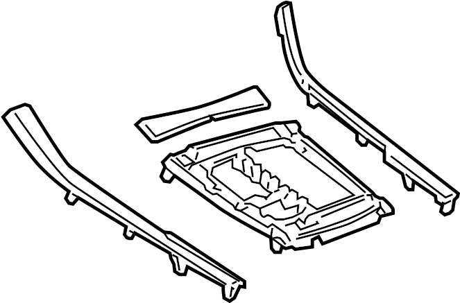 View 5880407084B0 Console Panel (Front, Upper) Full-Sized Product Image