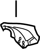 View 5371807030 Fender Closing Plate (Front, Rear, Lower) Full-Sized Product Image