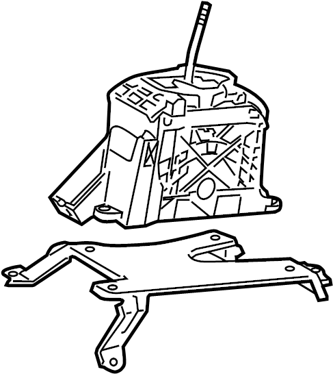 View 3354007040 PLATE ASSEMBLY, SHIFT LE. Shifter ASSEMBLY.  Full-Sized Product Image