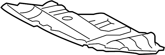 View 5144207040 Radiator Support Splash Shield (Front) Full-Sized Product Image