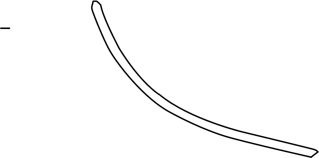 View 5339507010 Hood Seal (Front, Upper) Full-Sized Product Image