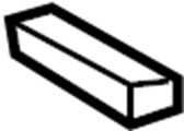 View 165620P040 Seal, Radiator to SU. (Lower) Full-Sized Product Image
