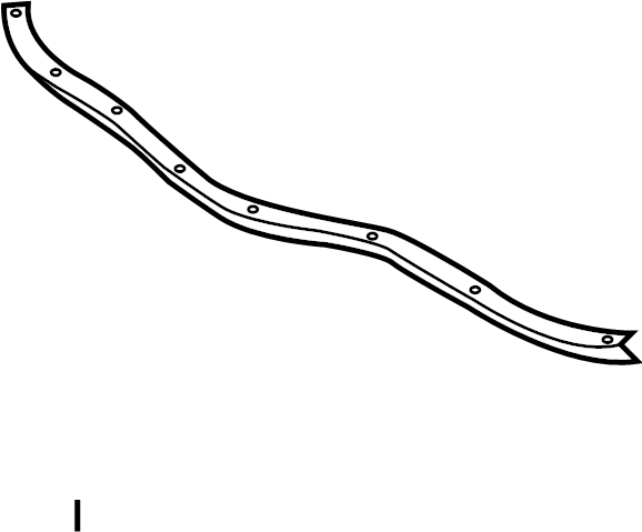 View 5338107010 Hood Seal (Front, Upper) Full-Sized Product Image