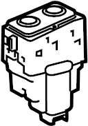 View 8475207020 Seat Heater Switch Full-Sized Product Image