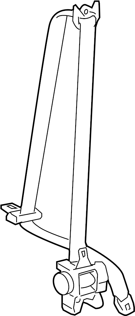 View 7322007051B0 Seat Belt Lap and Shoulder Belt (Front) Full-Sized Product Image
