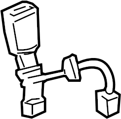 View 7324007022C0 Seat Belt Receptacle (Front) Full-Sized Product Image