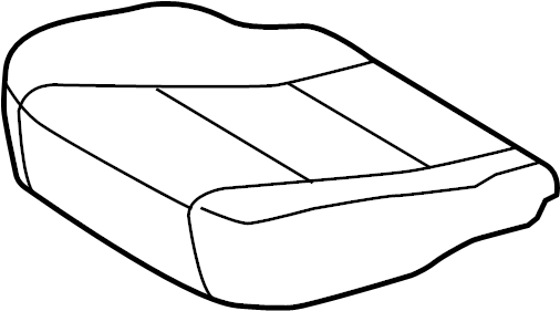 View 7107107142A2 Seat Cover (Front) Full-Sized Product Image