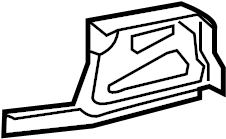 View 5327404040 Bumper Cover Bracket (Front, Upper, Lower) Full-Sized Product Image