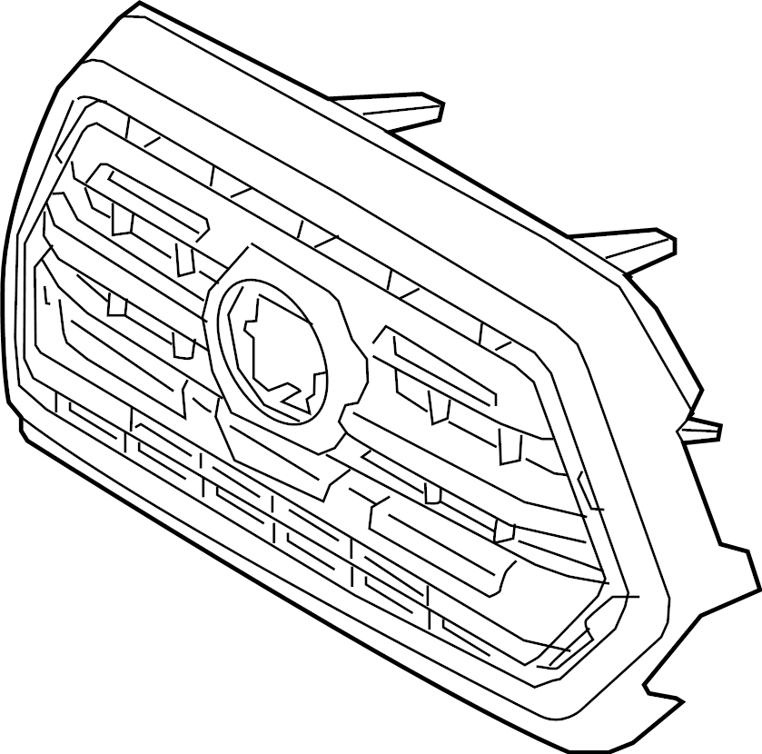 View 5310104100G0 Grille SUB - Assembly, Radiator. (Upper) Full-Sized Product Image