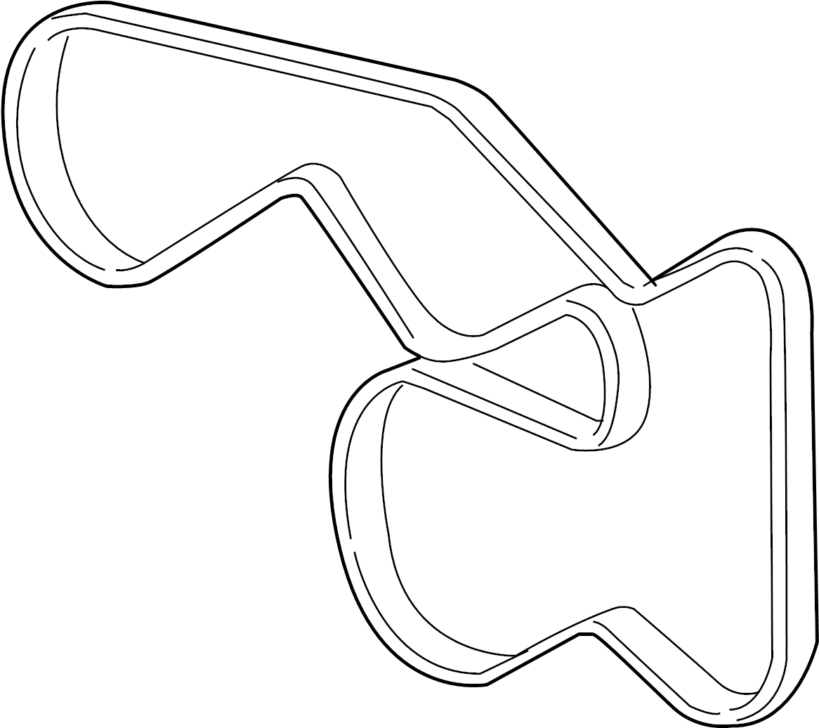 View 90916A2037 Serpentine Belt Full-Sized Product Image