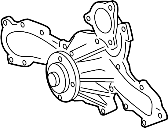 View 1610009720 Engine Water Pump Full-Sized Product Image