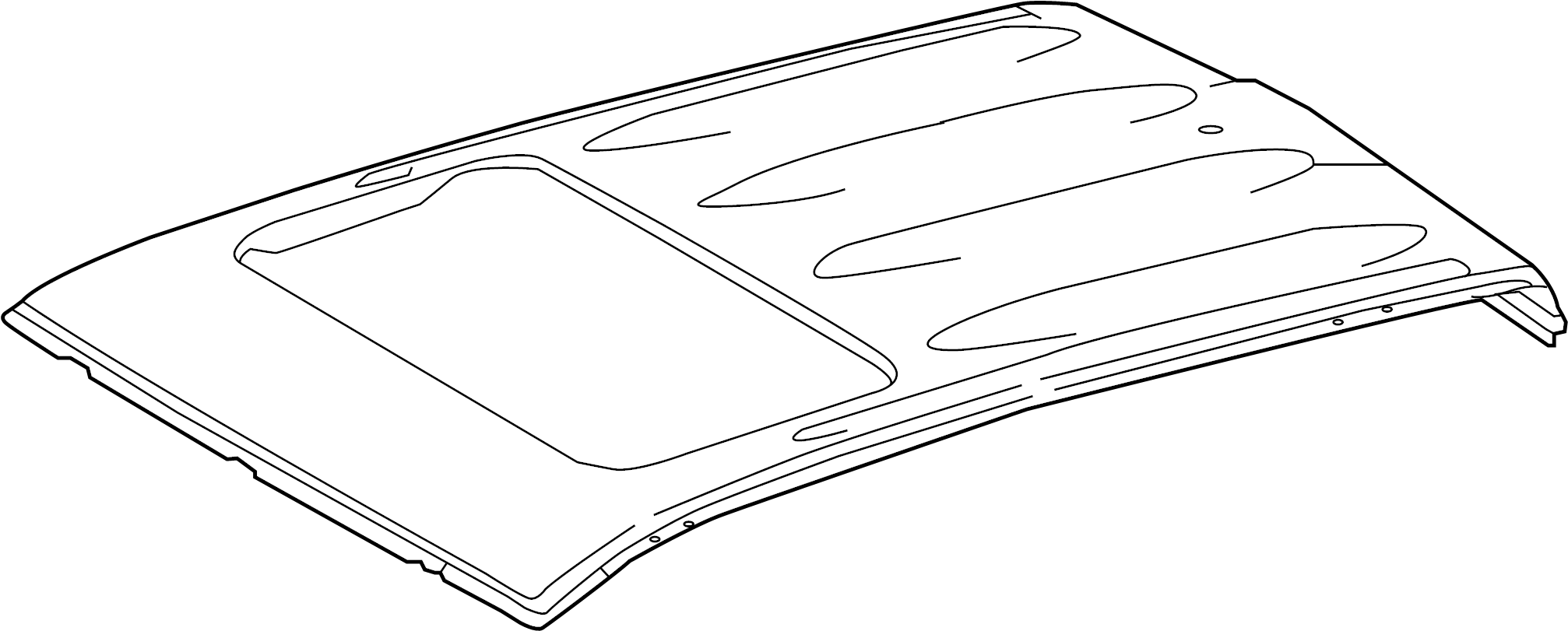 View 6311104200 Roof panel.  Full-Sized Product Image