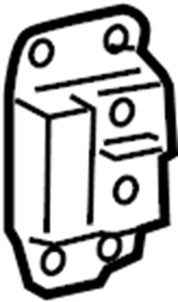 View 7264004020 Lock Assembly, Seat B. (Rear) Full-Sized Product Image