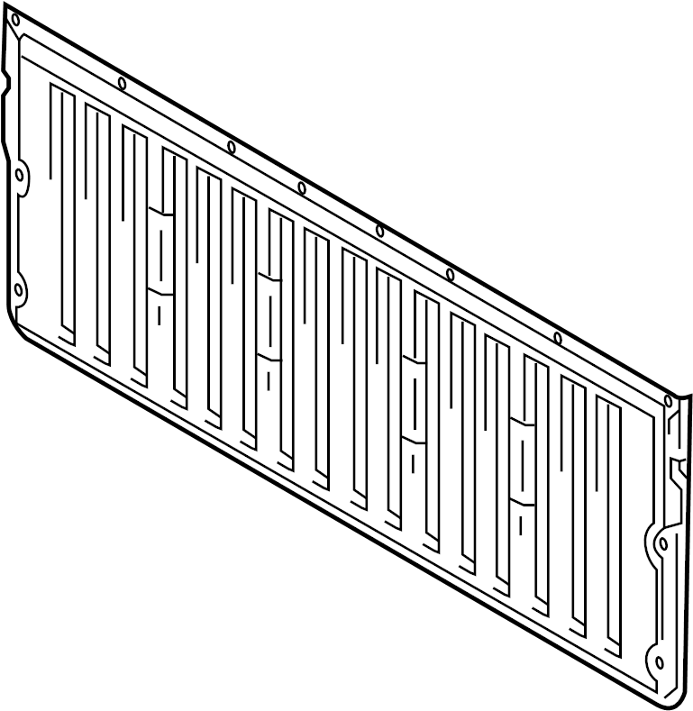 View 6575904070 Tailgate Trim Cover Full-Sized Product Image