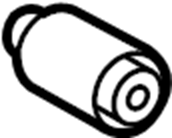 View 90389A0004 Leaf Spring Bushing (Front, Rear) Full-Sized Product Image