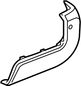 View 5215504050 End cap. Extension, Bumper. Insert, Bumper EX. (Rear) Full-Sized Product Image