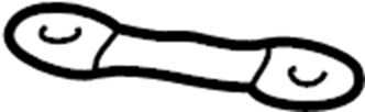 View 5387947010 Fender Liner Support Bracket (Front) Full-Sized Product Image