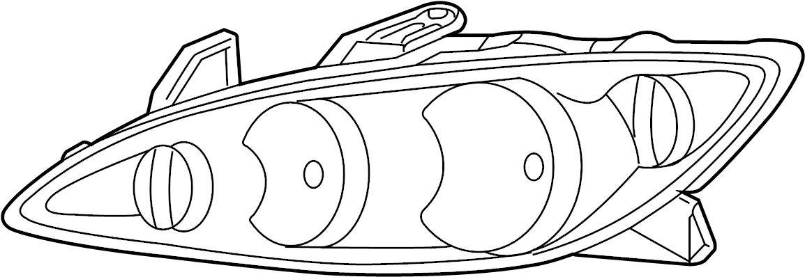 View 8115006180 Headlight (Left) Full-Sized Product Image