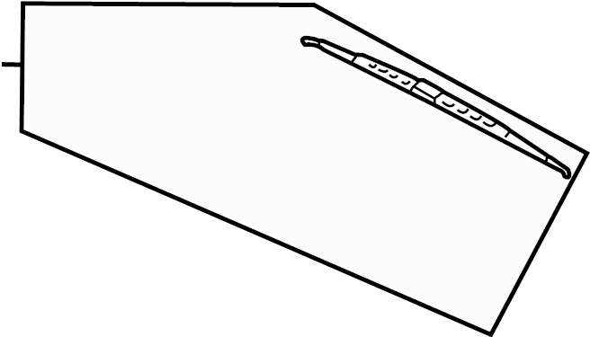 View 85222AA050 Windshield Wiper Blade (Left, Front) Full-Sized Product Image