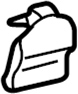 View 7215833040B0 Seat Track Cover (Lower) Full-Sized Product Image
