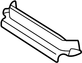 View 7186733030E0 Seat Track Cover (Front, Lower) Full-Sized Product Image