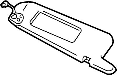 View 74310AA310A0 Sun Visor (Right) Full-Sized Product Image