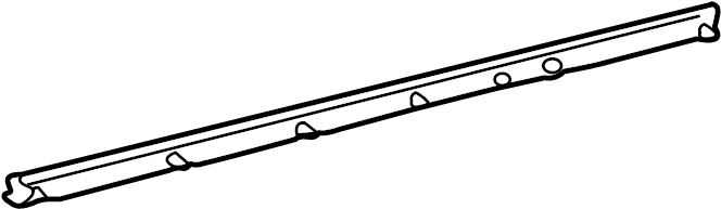 View 68172AA010 Door Window Belt Weatherstrip (Front) Full-Sized Product Image