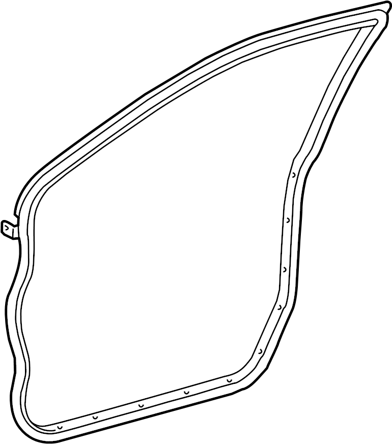 View 6786233041 Door Seal (Front, Upper, Lower) Full-Sized Product Image