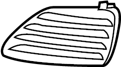 View 5212706140 Bumper Cover Spacer Panel (Front) Full-Sized Product Image