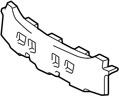 View 5261133140 Bumper Impact Absorber (Front, Upper) Full-Sized Product Image