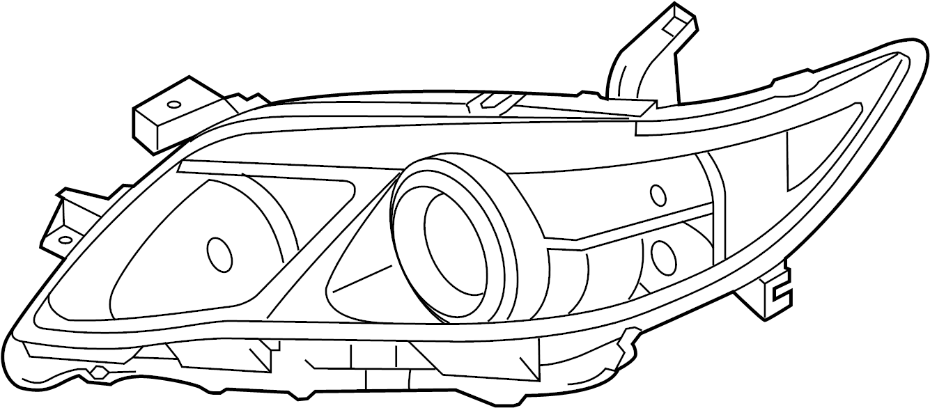 View 8113033700 Headlight Full-Sized Product Image