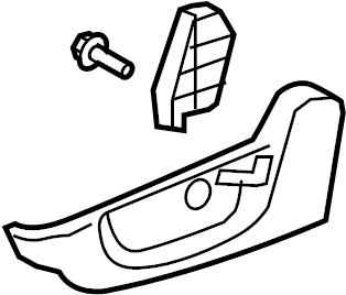 View 7181206090B0 Seat Trim Panel (Front, Lower) Full-Sized Product Image
