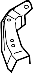 View 5321333030 Radiator Support Tie Bar Extension (Upper) Full-Sized Product Image