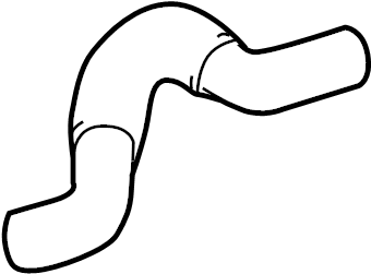 View 165710H100 Radiator Coolant Hose (Upper, Lower) Full-Sized Product Image