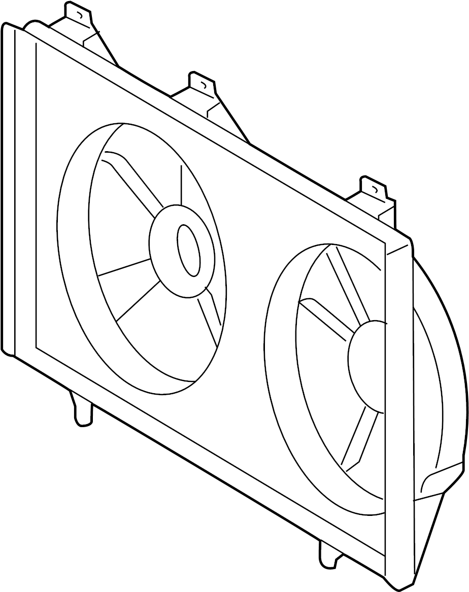 View 1671128310 Engine Cooling Fan Shroud Full-Sized Product Image