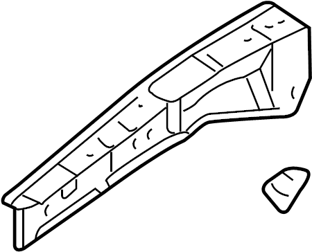 View 5373207904 Fender Rail (Front, Rear, Upper, Lower) Full-Sized Product Image