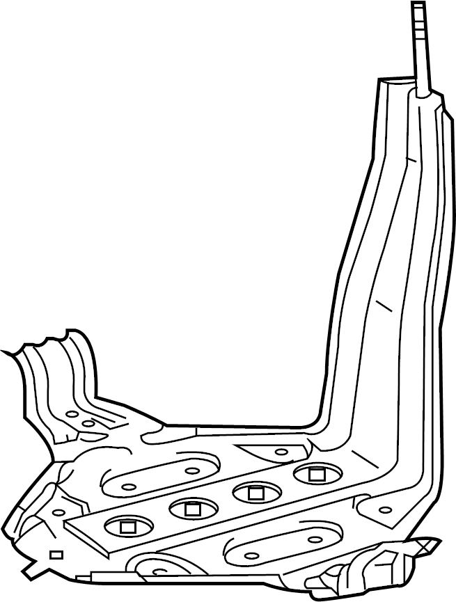 View 7444033010 Battery Tray Full-Sized Product Image