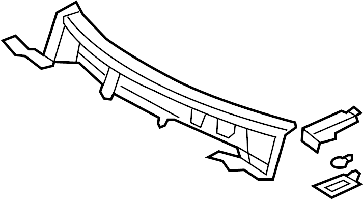 View 5570106120 Cowl Panel (Front, Lower) Full-Sized Product Image