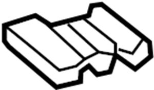 View 6642606010 Headliner Spacer (Right) Full-Sized Product Image