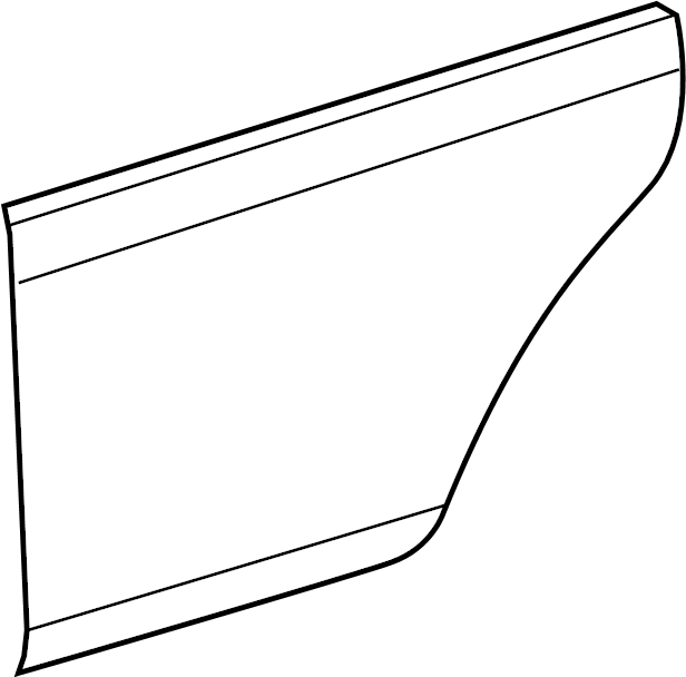 View 6711306040 Door Outer Panel (Rear) Full-Sized Product Image