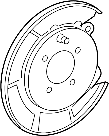View 4650406040 Brake. Plate. Shield.  Full-Sized Product Image