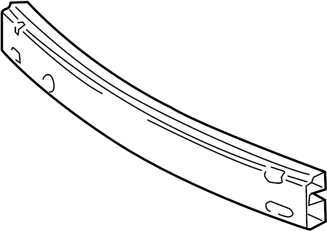 View 5213106101 Bumper Impact Bar (Front) Full-Sized Product Image
