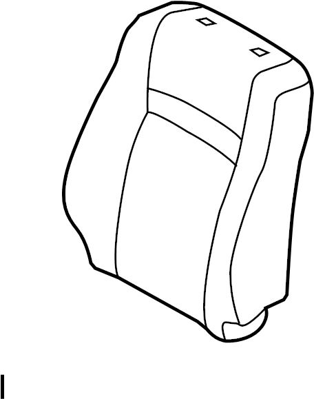 View 7107406R90B0 Cover SUB - Assembly, Seat. Seat back Cover. (Front) Full-Sized Product Image