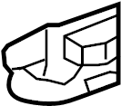 View 6920506160C0 Interior Door Handle (Front) Full-Sized Product Image